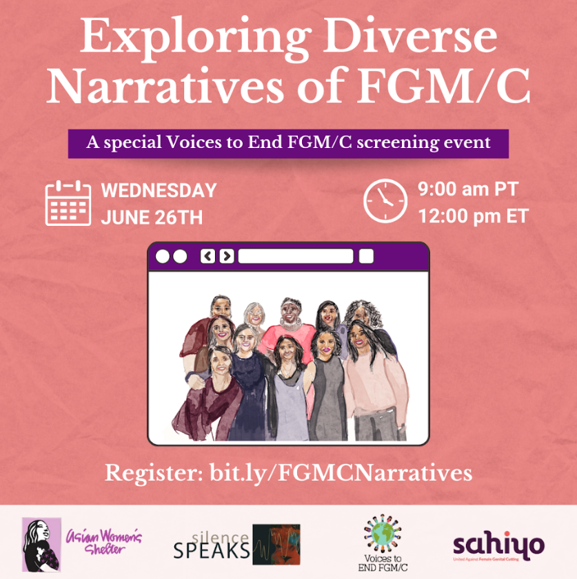  Exploring Diverse Narratives of FGM/C: A Virtual Voices Screening Event