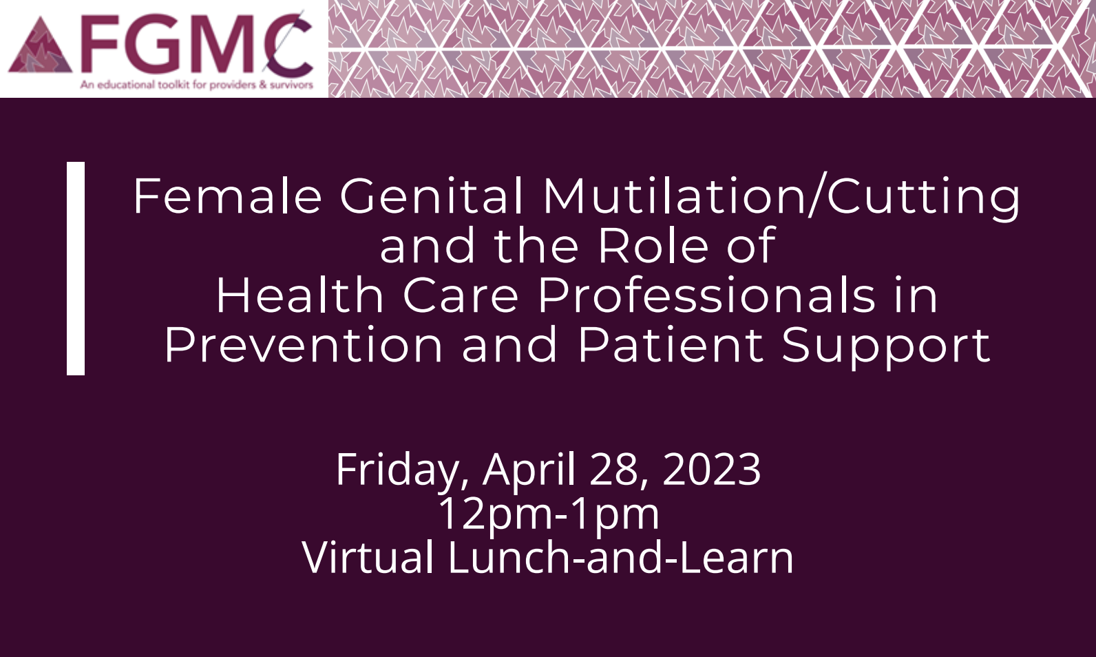Training the Prince George’s County Health Department on FGC